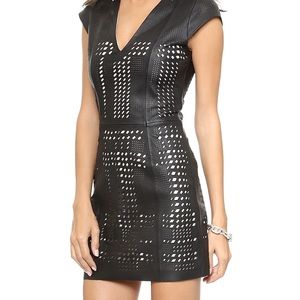 COPY - Parker Leather Cut Out Dress